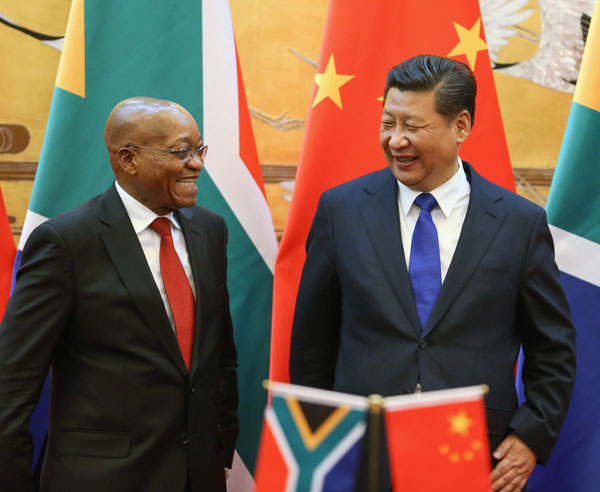 China, South Africa sign economic pacts