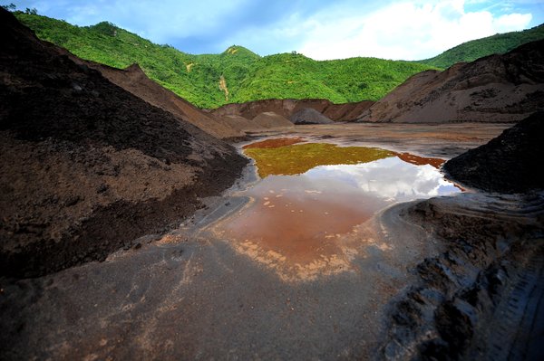 Mining enterprise led to river pollution