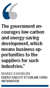 New green policy gives industries a big boost