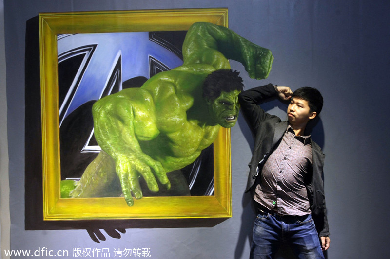 3D magic art show opens in Shanghai