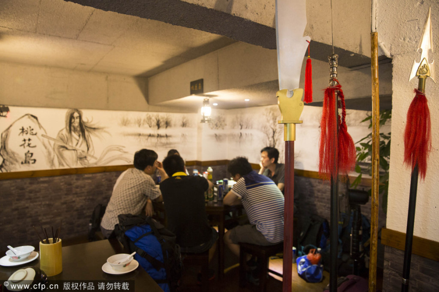 Wuxia café kicks off in Jiangxi