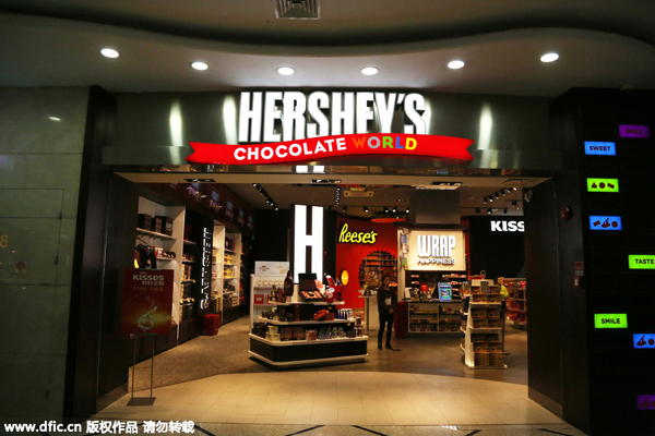 a hershey store in shanghai, march 11, 2015. [photo/ic]