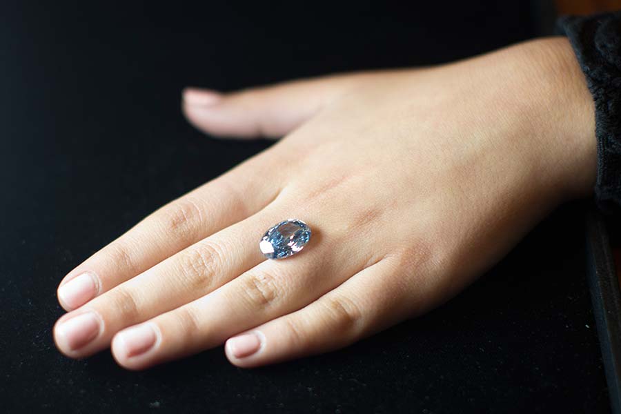 Largest blue diamond to appear at auction
