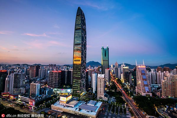 Top 10 richest cities in China