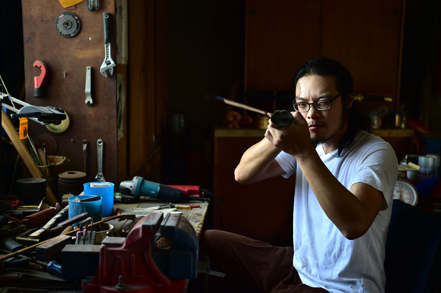Young swordsmith carries on family craft