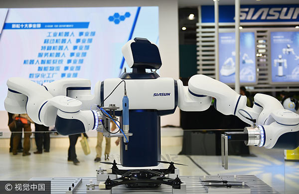 Top 5 industrial robot producers in China