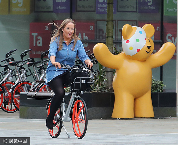 Mobike jostles for a share of the market in the UK capital