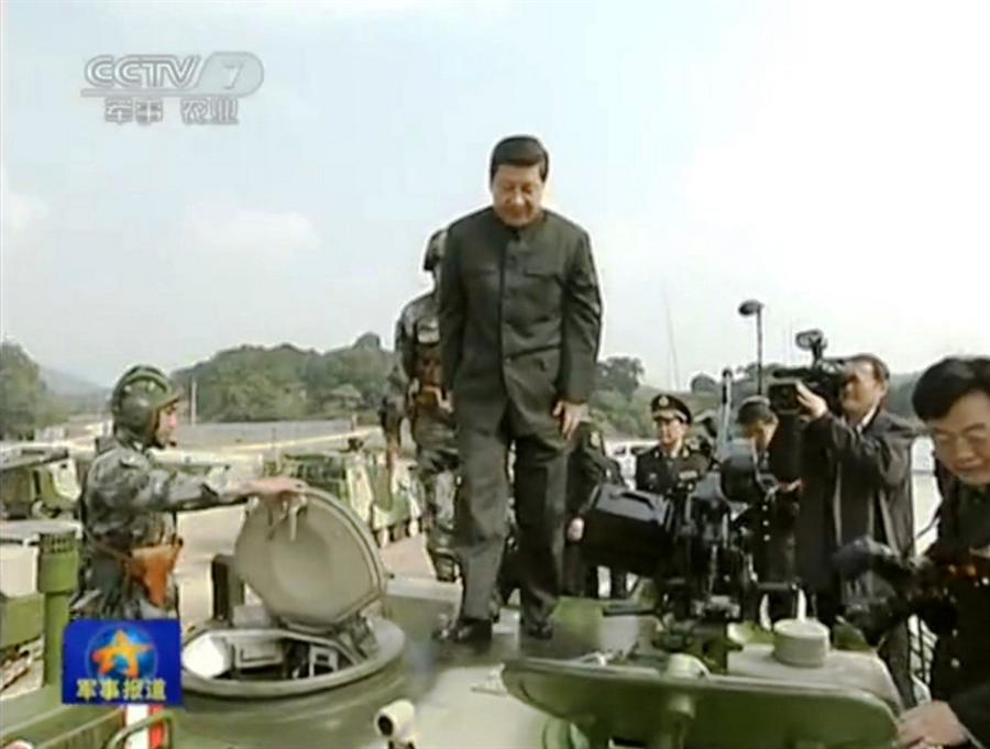 President Xi visits PLA troops