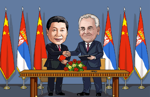 Cartoon commentary: High time for China-Serbia comprehensive strategic partnership