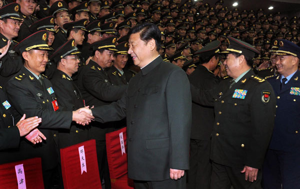 Xi calls for powerful missile force
