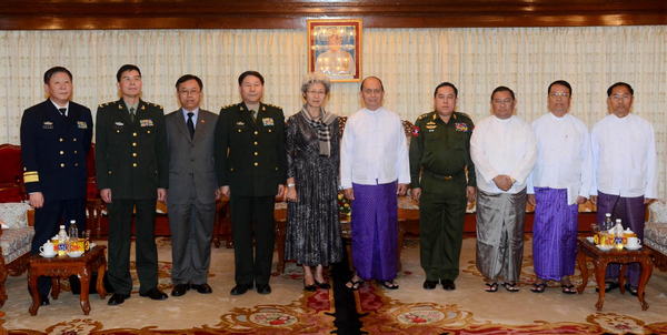 Myanmar president meets Chinese special envoy