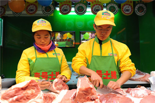 Graduate's slices of life as butcher
