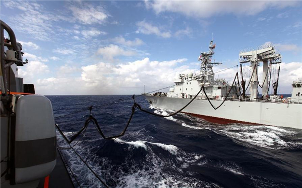 China's 14th escort fleet sails for Somali