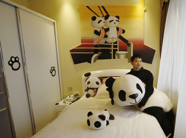 Eat, shoot and leave at Panda hotel