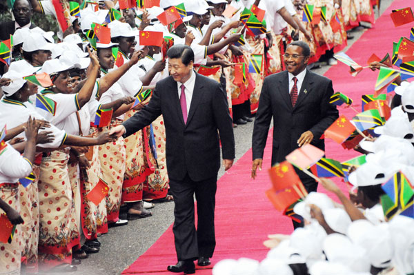 China pledges to boost ties with Tanzania