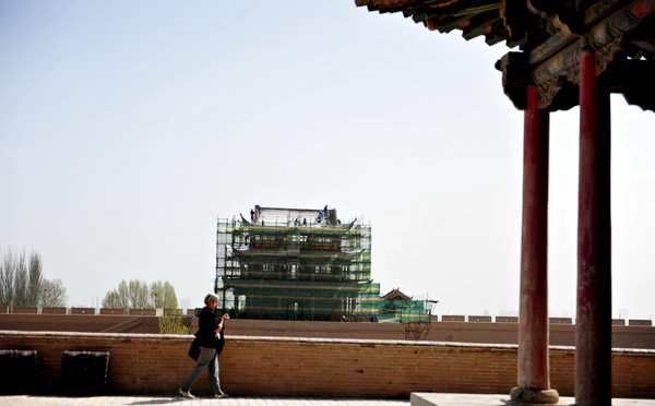 Massive renovation at Great Wall's Jiayuguan