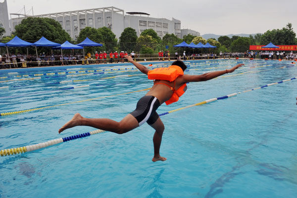 Mariner skill competition held in Zhejiang