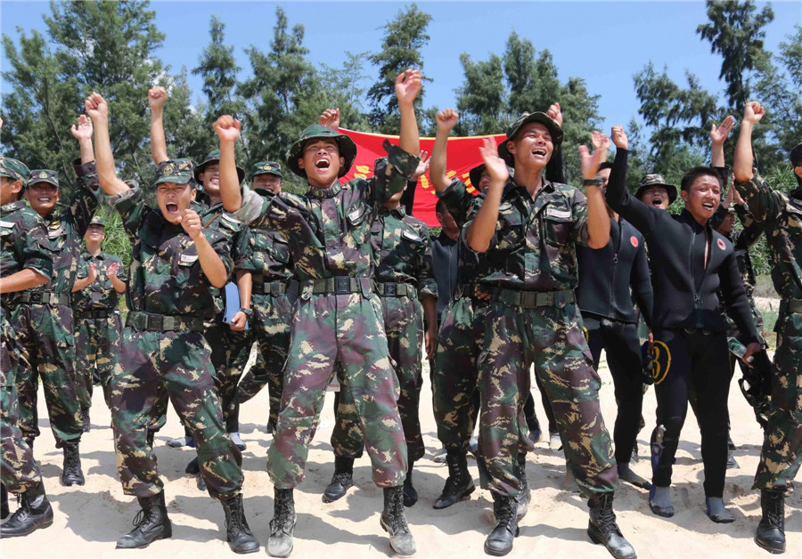 PLA special forces battle contest