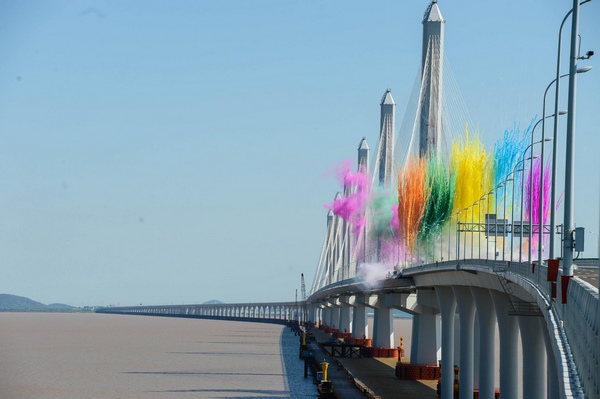 New cross-sea bridge to open