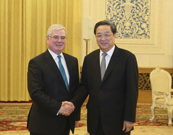 China's political advisor meets Irish deputy PM
