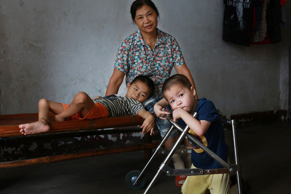 Orphans in C China experience family life