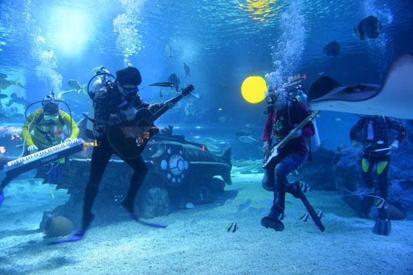 Music underwater