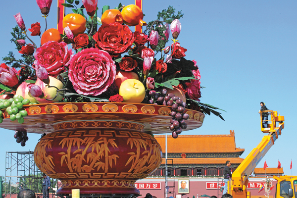 A blooming success in Tian'anmen