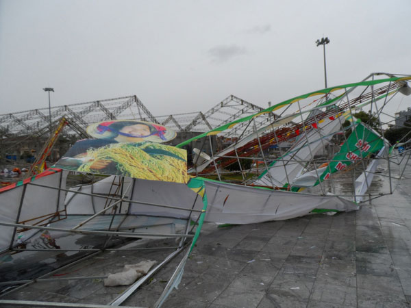 Typhoon Haiyan hits Vietnam