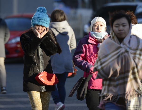Cold front chills much of China