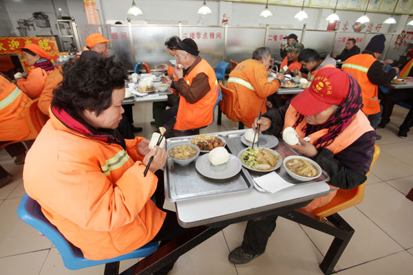 Free lunch for city cleaners