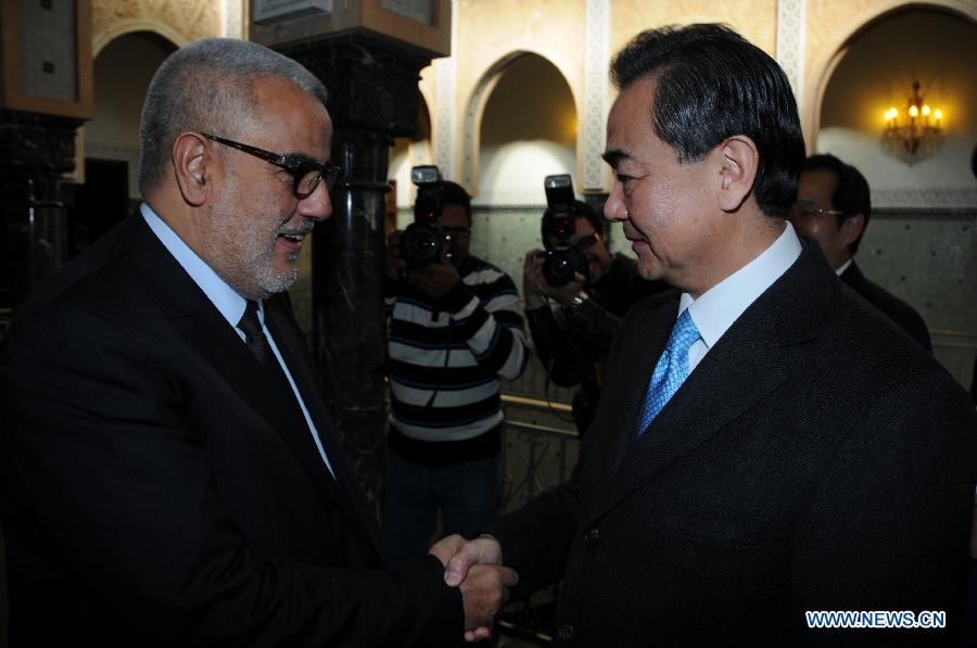 Moroccan PM meets with Chinese FM in Rabat