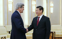 China FM reassures Kerry on Korean tensions