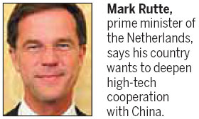 Dutch PM points way for ties with Beijing