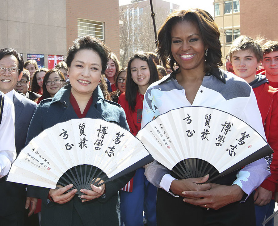 US first lady shows character during maiden visit to China