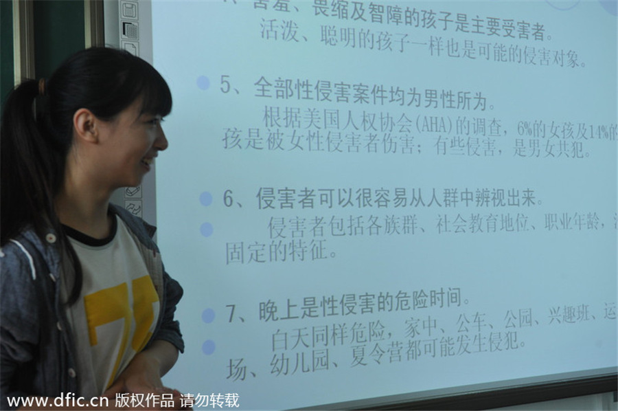 Students in S China learn how to prevent sexual assault
