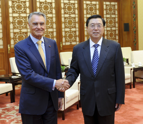 China's top legislator meets Portuguese president