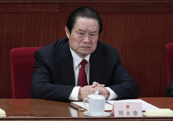 China chases 'big tiger' Zhou Yongkang