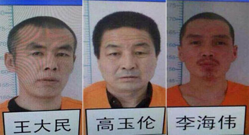 3 Chinese inmates kill guard, break out of jail
