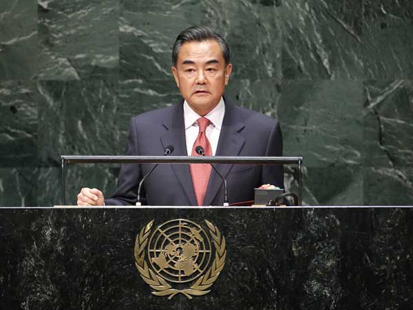 Quotable quotes from Chinese FM's statement at UN General Assembly