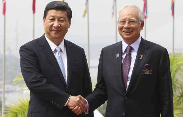 China, Malaysia vow to promote bilateral ties