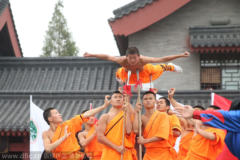 International Shaolin K<EM>ungfu</EM> Festival kicks off in China