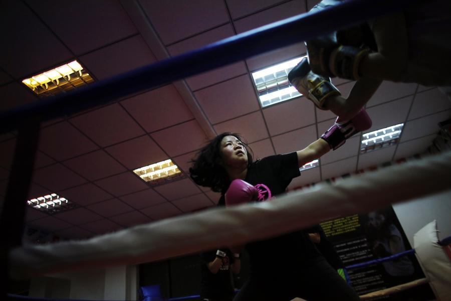 China's 'only for women' boxing club