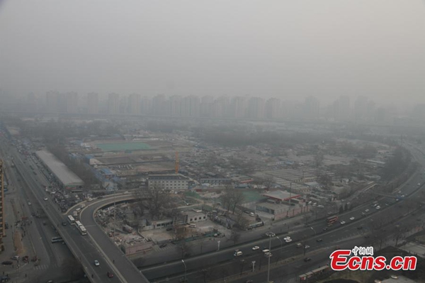 Beijing had 45 heavy pollution days in 2014