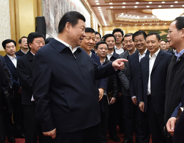 Xi connects with Party's grassroots