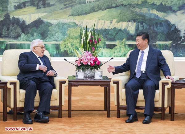 Xi recognizes Kissinger as 'trailblazer'