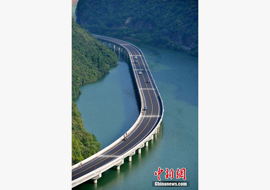 'Most beautiful road on water'