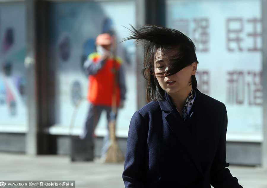 Cold wave sweeps through China