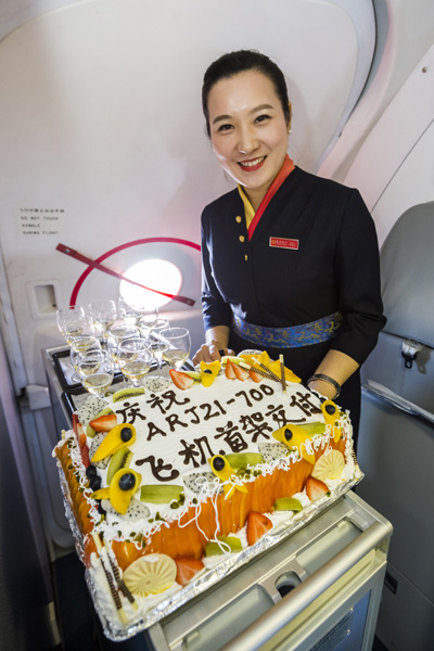 China's first regional jet delivered