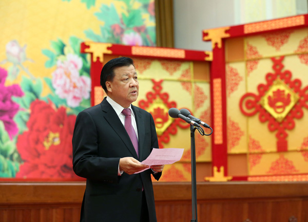 Chinese leaders extend Spring Festival greetings