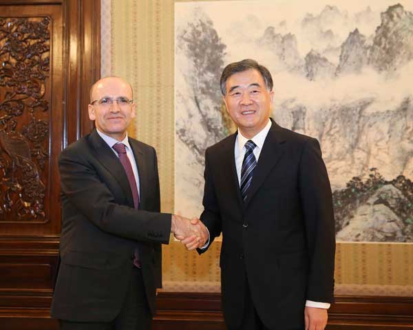 Chinese vice premier meets Turkish counterpart